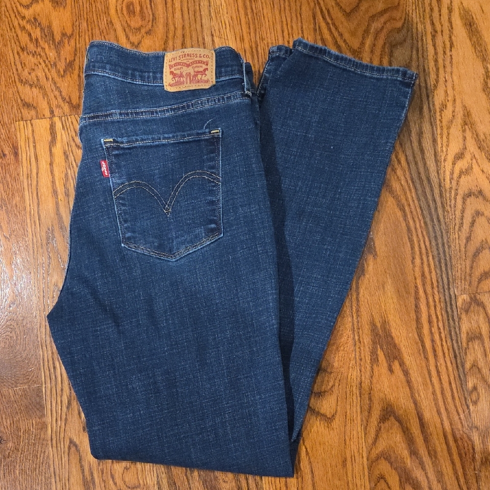 Levi's Women's Dark Blue Straight Leg Jeans